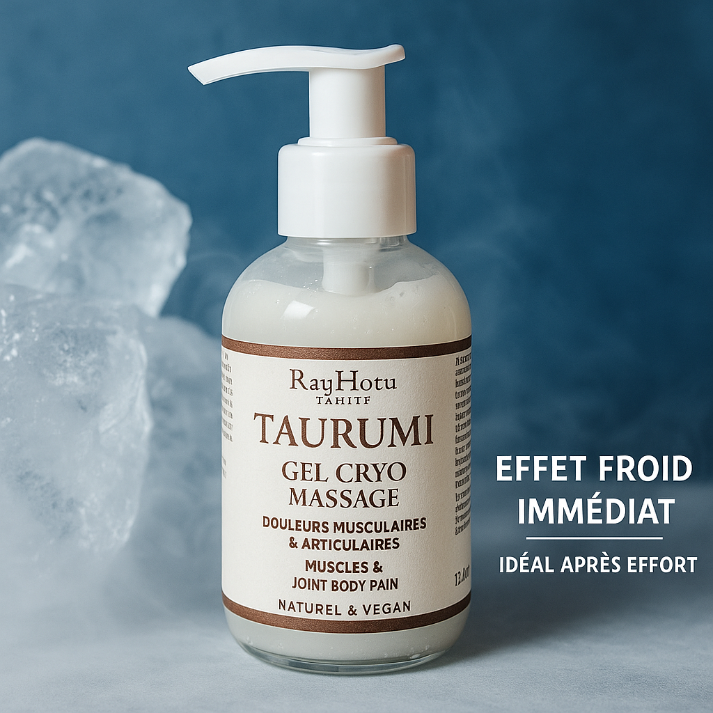 Gel Cryo Effet Froid – Soulage Douleurs Musculaires & Articulaires - Taurumi Tahiti