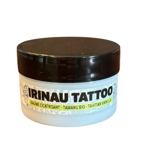 Crème tatouage Irinau Tattoo 15ml au Tamanu de Tahiti – soin cicatrisant naturel