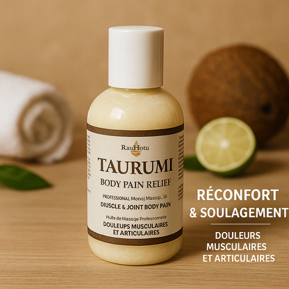 Huile de Massage Pro Body Pain Relief – Monoï & Tamanu pour Douleurs Musculaires et Articulaires